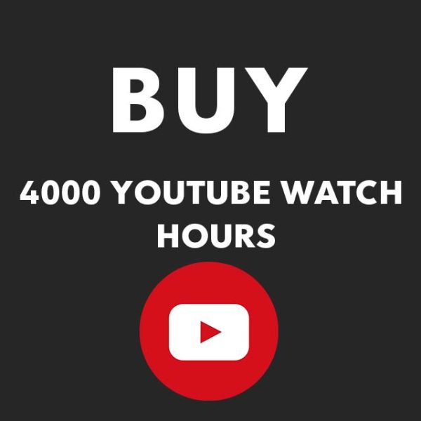 4000 YOUTUBE WATCH HOURS