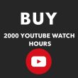 Buy 2000 Youtube Watch Hours
